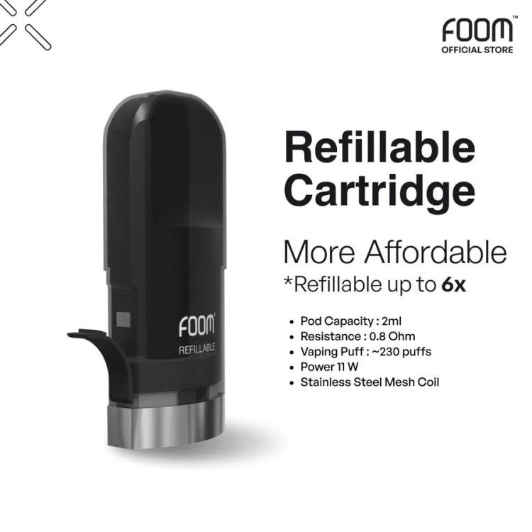 FOOM REFILLABLE CARTRIDGE 3