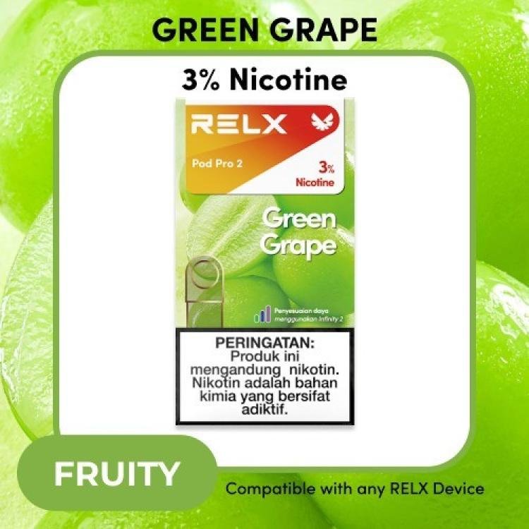 RELX POD PRO 2 GREEN GRAPE